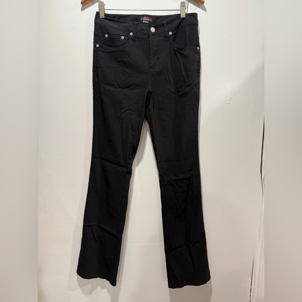 Z. Cavaricci Stretch Black Pants
